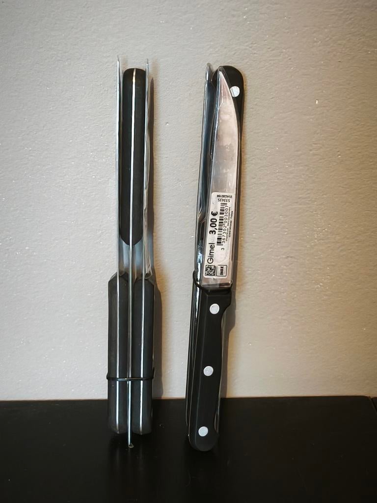 Couteaux à steak, Enlèvement ou Envoi, Neuf, Inox ou Chrome, Ensemble de couverts