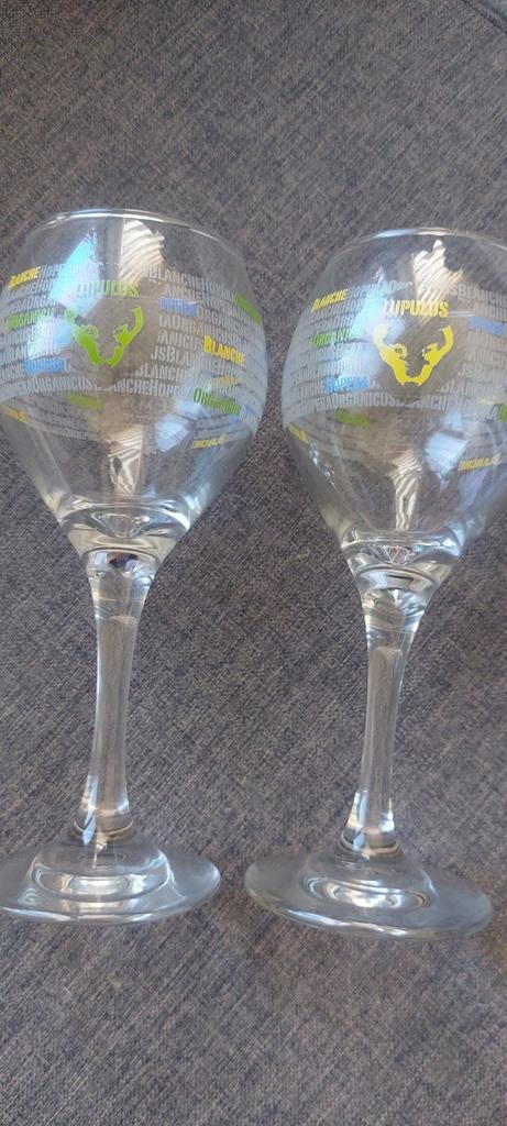 2 galopine lupulusglazen van 15 cl, Ophalen of Verzenden