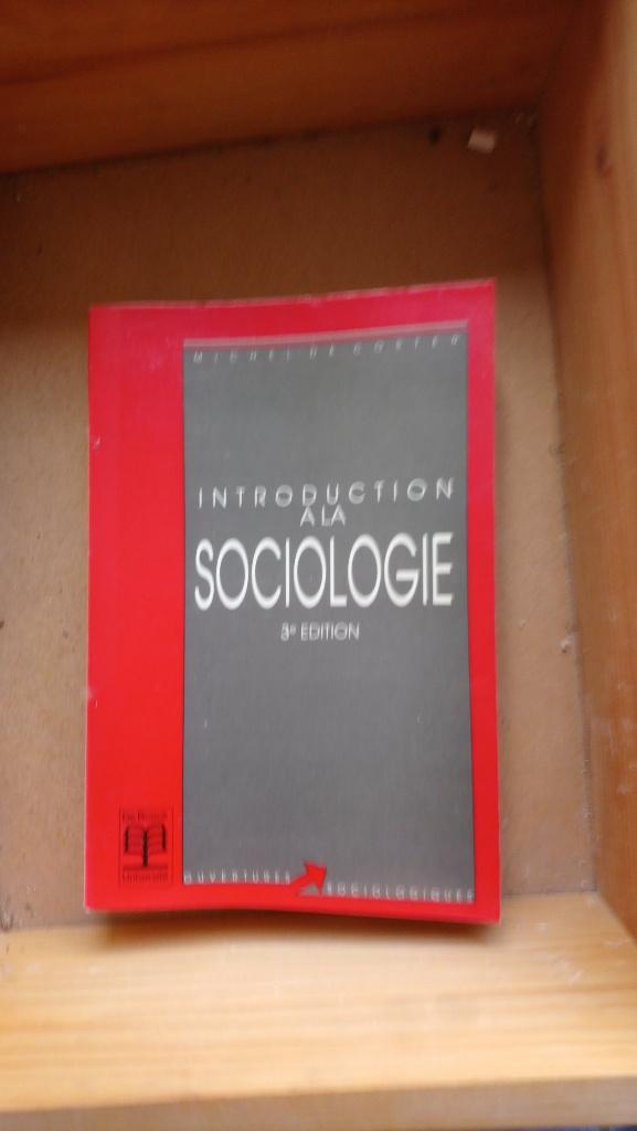 Introduction à la sociologie, Livres, Psychologie, Enlèvement, Comme neuf, Autres sujets/thèmes