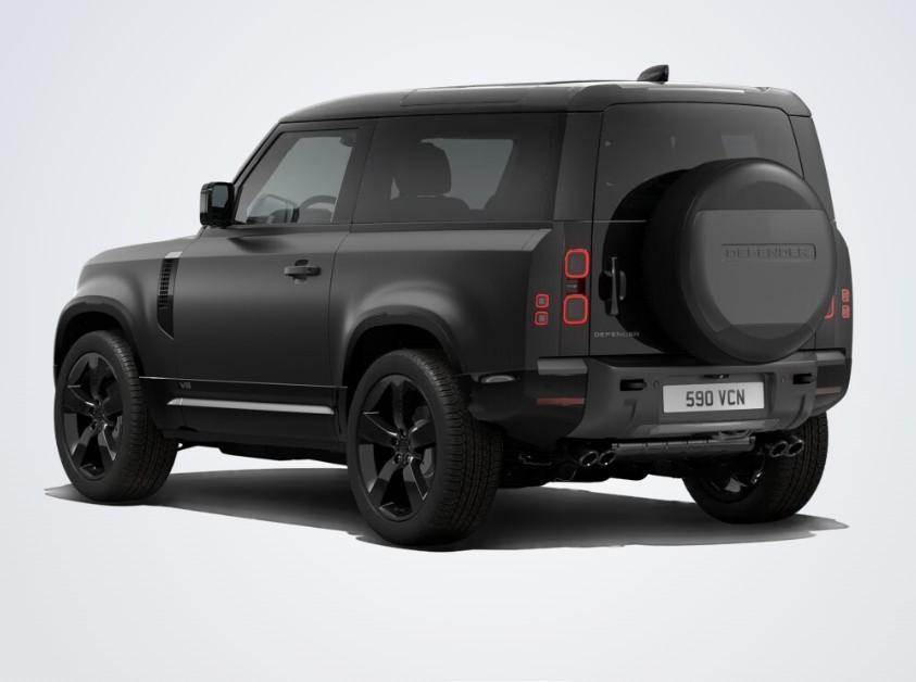 Land Rover Defender 90 V8 P525 Carpathian Pack (bj 2026), Automaat, 5000 cc, Zwart, 525 pk