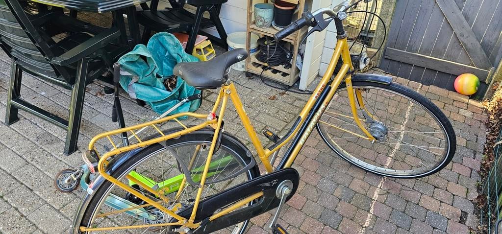Batavus  retro okergeel kleur maat m      in zeer goede staa, 47 à 50 cm, Enlèvement, Comme neuf, Batavus