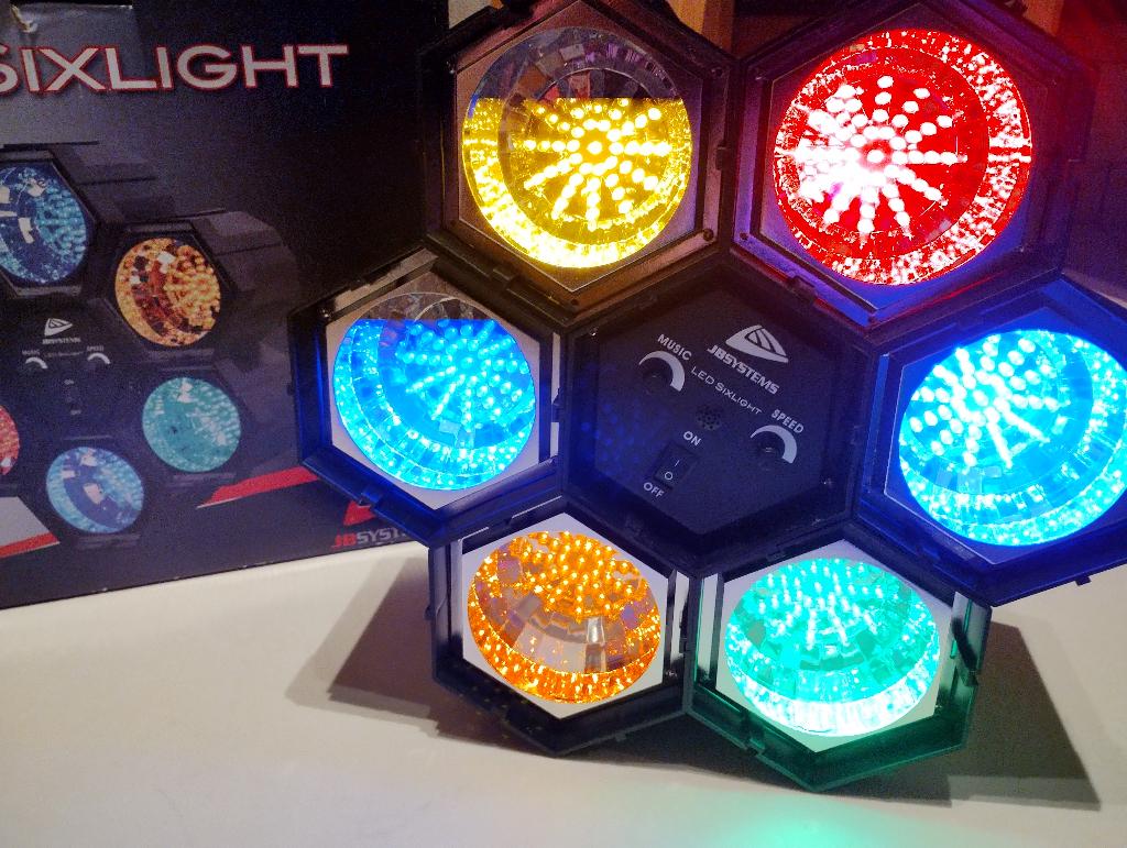 LED Sixlight lichtorgel, Ophalen, Zo goed als nieuw, Geluidgestuurd