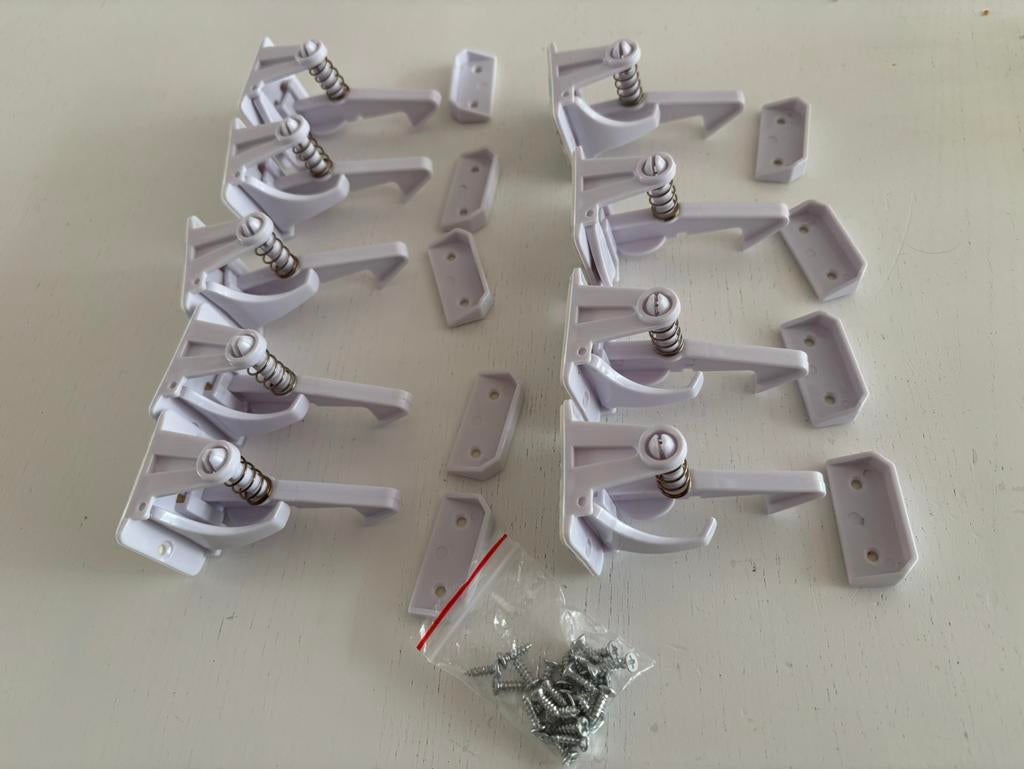 Onzichtbare slotjes/kinderbeveiliging voor kasten (9 st), Kinderen en Baby's, Kinderkamer | Inrichting en Decoratie, Nieuw, Ophalen of Verzenden