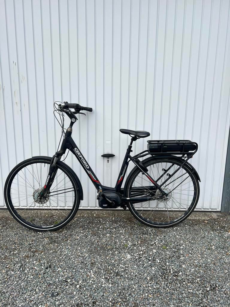 Elektrische fiets oxford shimano middenmotor “nieuwe motor”, Ophalen, Zo goed als nieuw