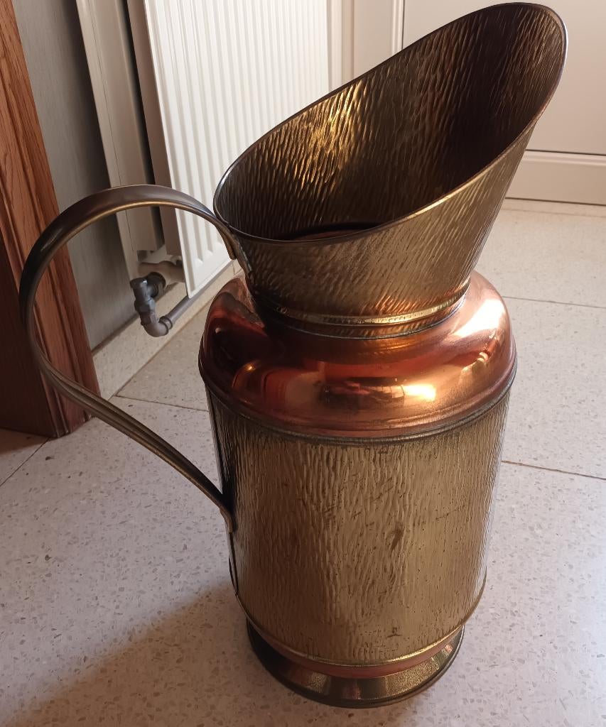 Koperen paraplubak - kolenbak, Ophalen of Verzenden, Koper