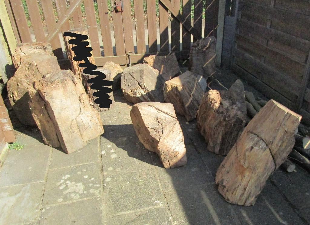 Brandhout eik blokken droog, Minder dan 3 m³, Ophalen, Eikenhout, Blokken