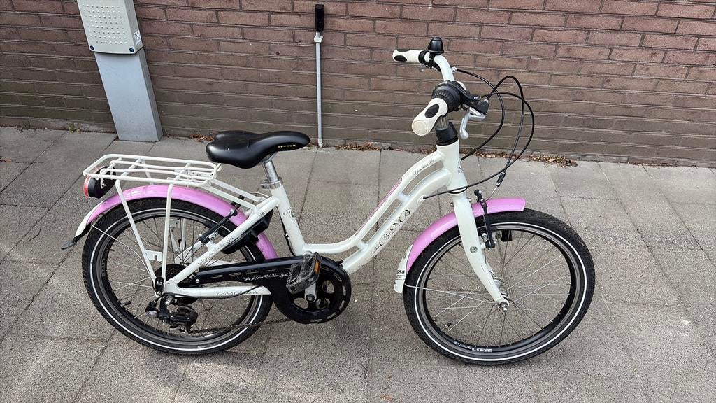 Kinderfiets-16 inch, met 7 versnellingen,, Fietsen en Brommers, Ophalen, Gebruikt, 16 inch, Versnellingen