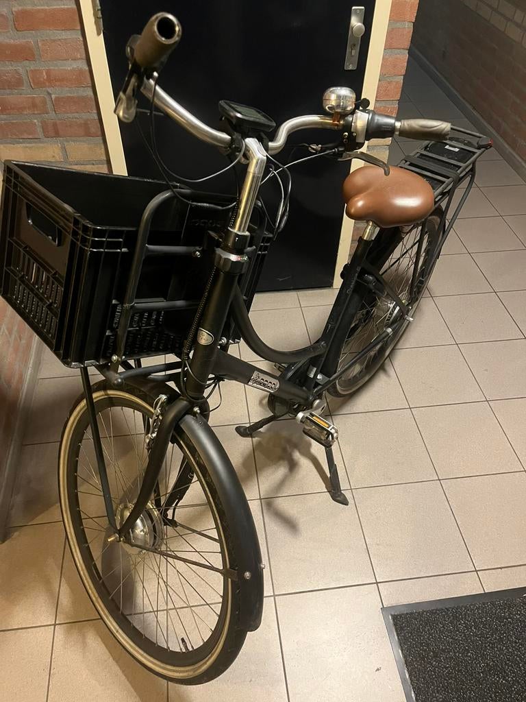 Popal E Bike Dames fiets, 47 tot 50 cm, Ophalen, Zo goed als nieuw, Versnellingen