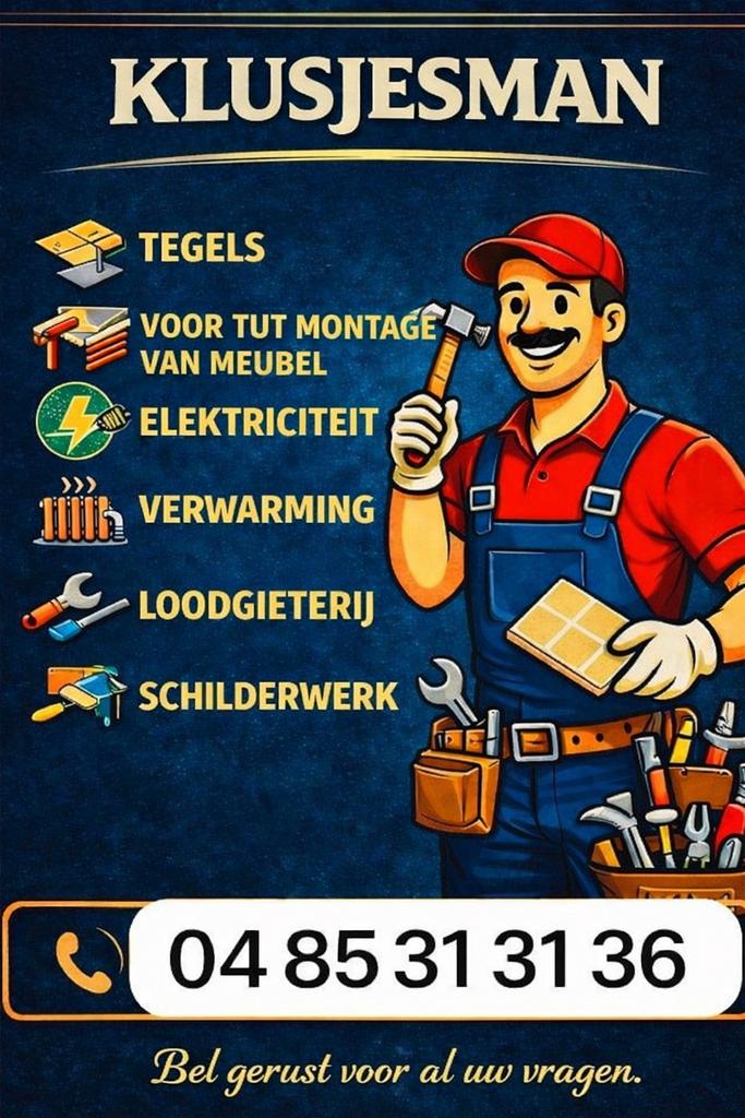 Klusjesman, Offres d'emploi, Emplois | Électriciens