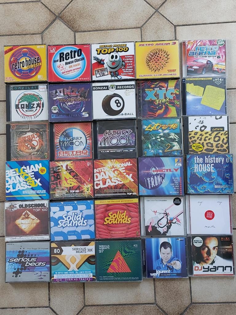 LOT 30 CD-BOXEN (Retro-Club-Trance), Cd's en Dvd's, Cd's | Dance en House, Verzenden