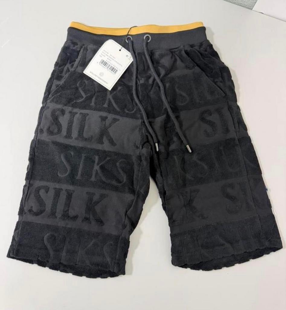 Short de sport inversé SikSilk pantalons survêtement courts, Enlèvement ou Envoi, Neuf, Taille 46 (S) ou plus petite, Noir