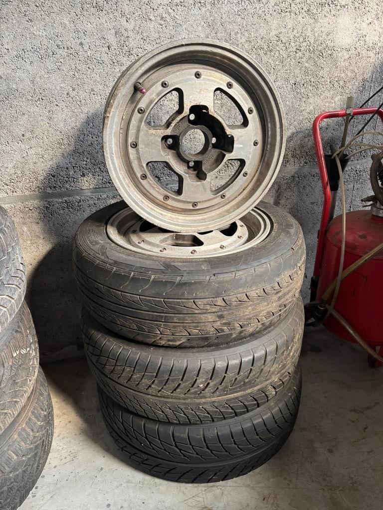 PLS velgen 4x100 14 inch 2 Delige opmaak., Ophalen