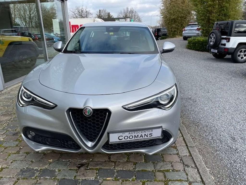Alfa Romeo Stelvio 2.2 JTD (14.008 + BTW) (bj 2018), Auto's, Alfa Romeo, Automaat, Gebruikt, 4 cilinders, Leder