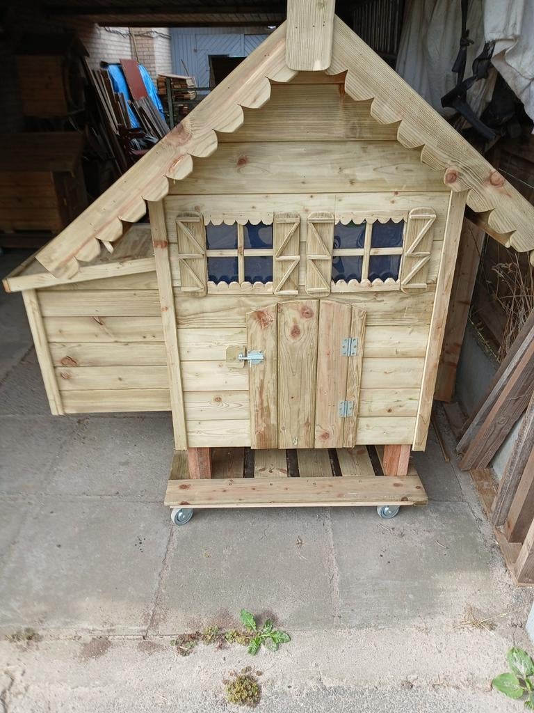 Kippen hok te koop nieuw hout