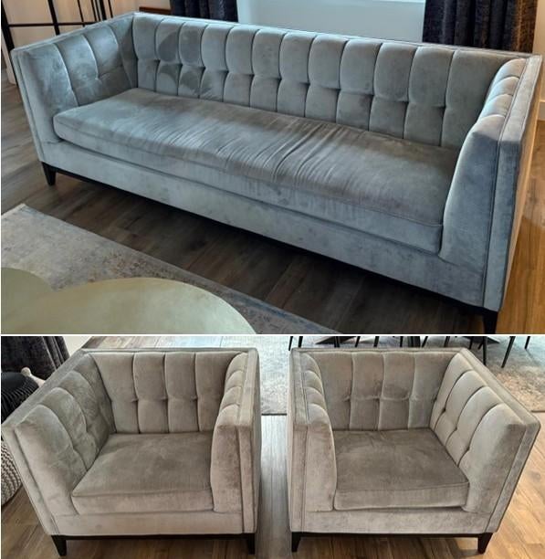 Zetels Charrell 3 + 1 + 1-zit, Huis en Inrichting, Zetels | Zetels, Ophalen, Overige maten, 75 tot 100 cm, Zo goed als nieuw