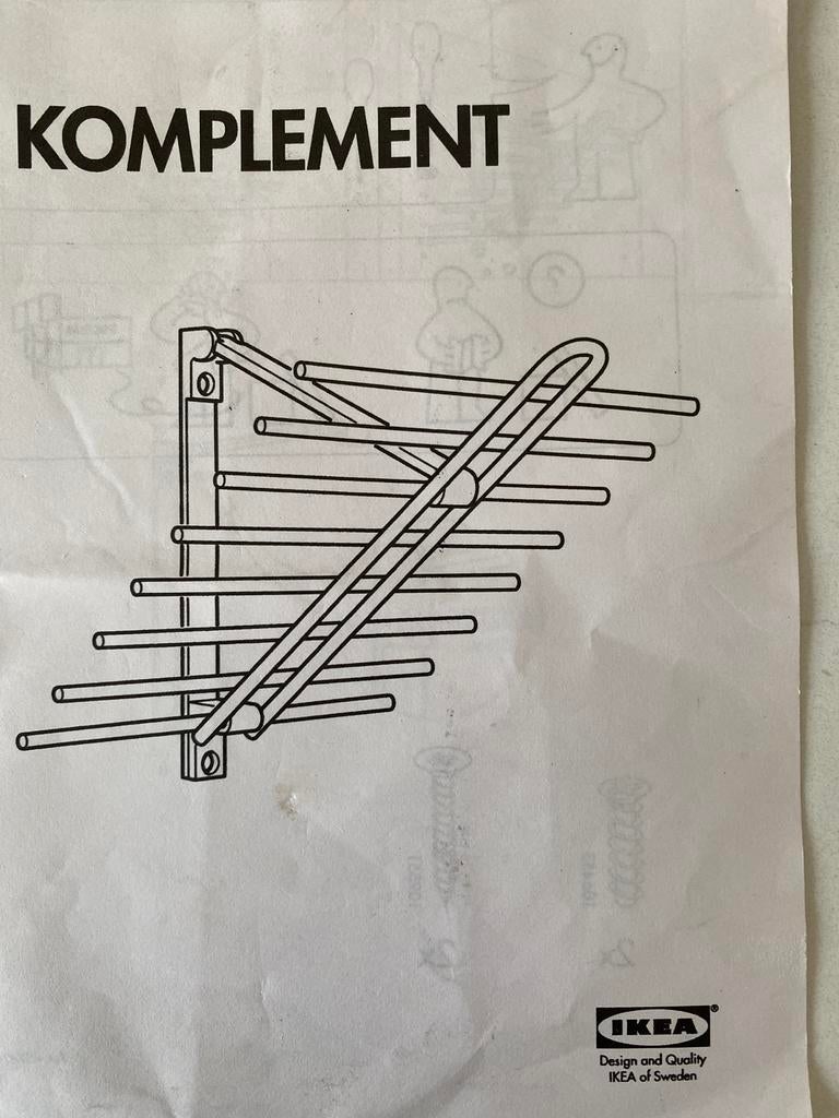 Kapstok dassen / riemen IKEA, Huis en Inrichting, Woonaccessoires | Kapstokken, Ophalen, Zo goed als nieuw