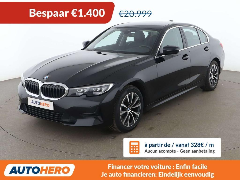 BMW 3 Serie 318 318i Advantage (bj 2021, automaat), Auto's, Automaat, Achterwielaandrijving, Gebruikt, Zwart