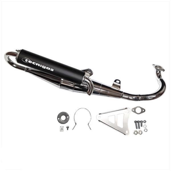 uitlaat next-r chroom, nitro,ovetto,enz,enz, Fietsen en Brommers, Brommeronderdelen | Scooters, Nieuw, Uitlaat, Ophalen