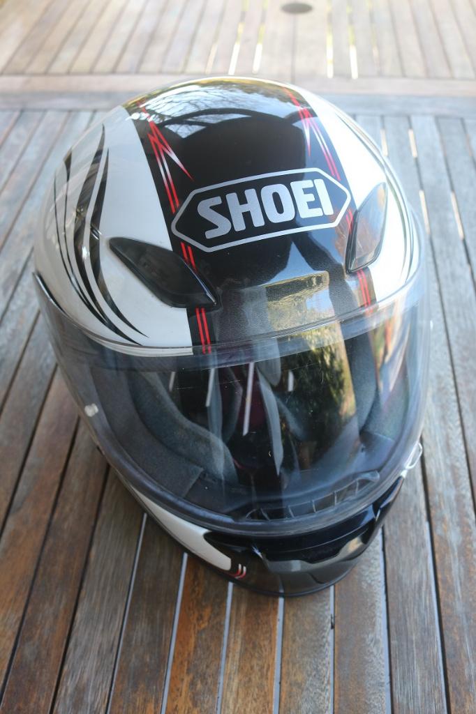 Casque Shoei CX-1V Taille S 55-56cms, Motos, Femmes, Seconde main, Casque intégral, Enlèvement