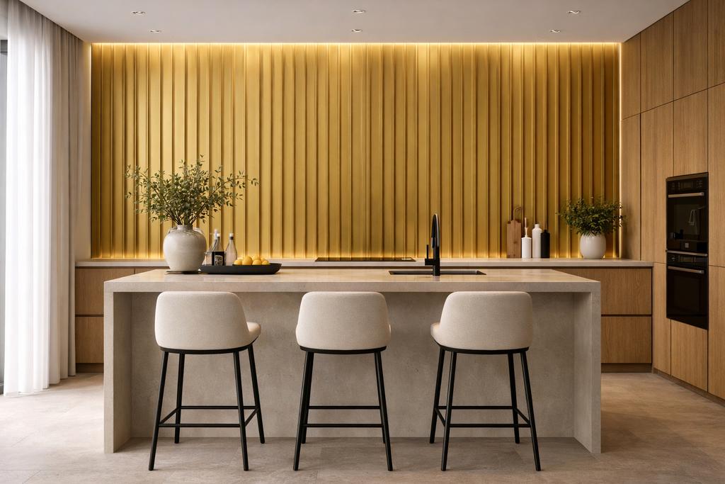 Gouden gebogen PVC-schoenplaten, Ophalen, Nieuw