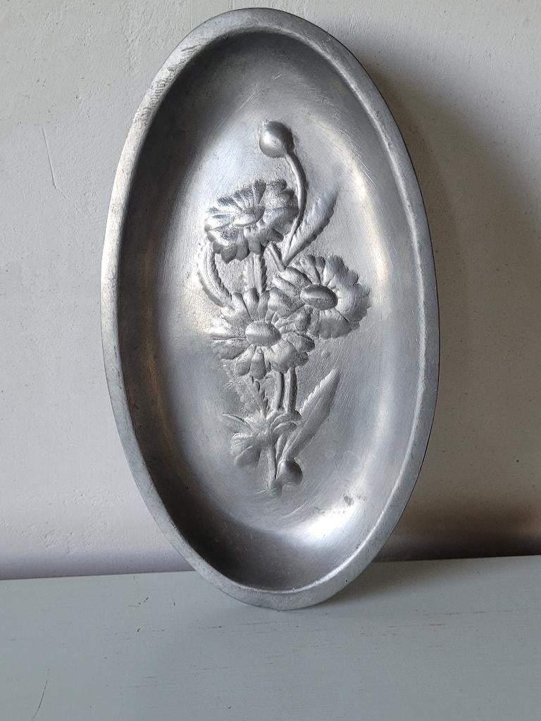 assiette décorative ovale étain 92%, Envoi