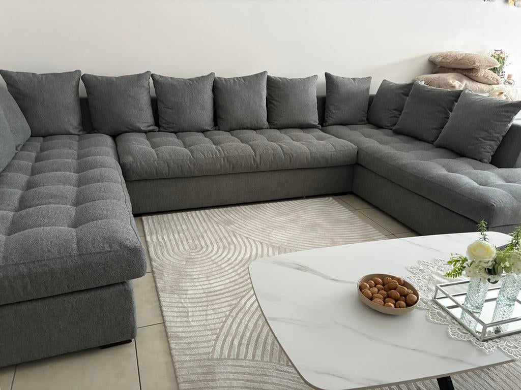 Grand siège moderne en U à vendre très confortable !, Enlèvement, Comme neuf, Tissus