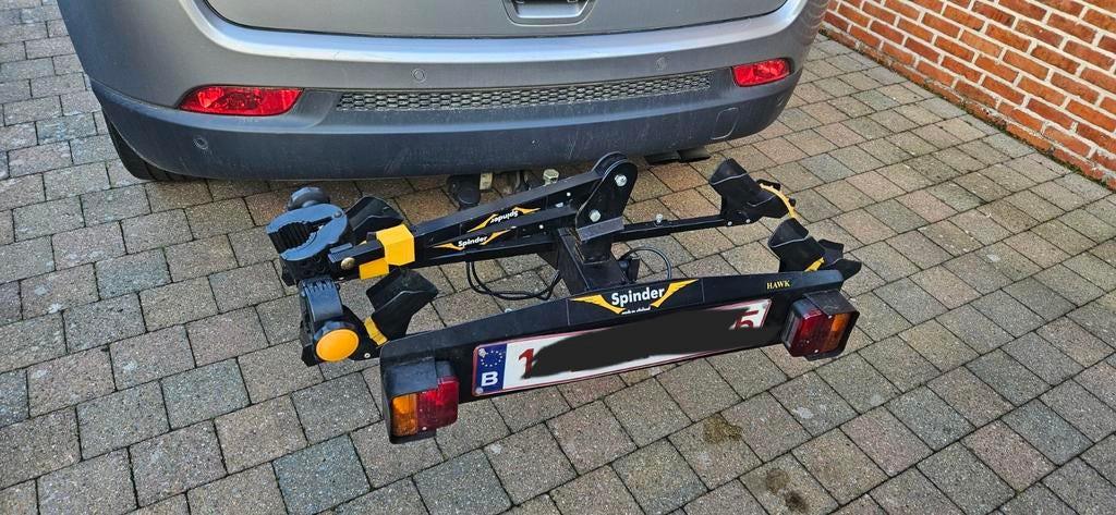 Fietsen drager spinder, Ophalen, 2 fietsen