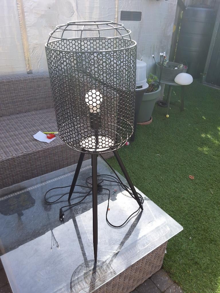 Vloerlamp, Ophalen of Verzenden, Zo goed als nieuw, Metaal, Minder dan 100 cm