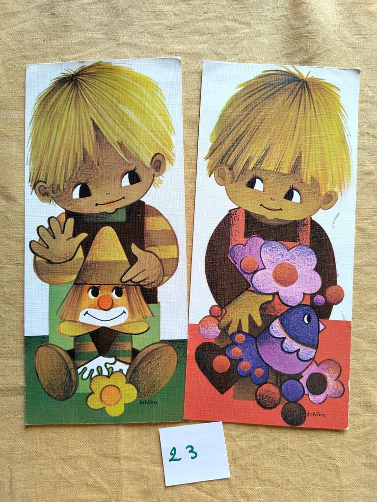 Wenskaarten jaklien, Ophalen of Verzenden, Zo goed als nieuw