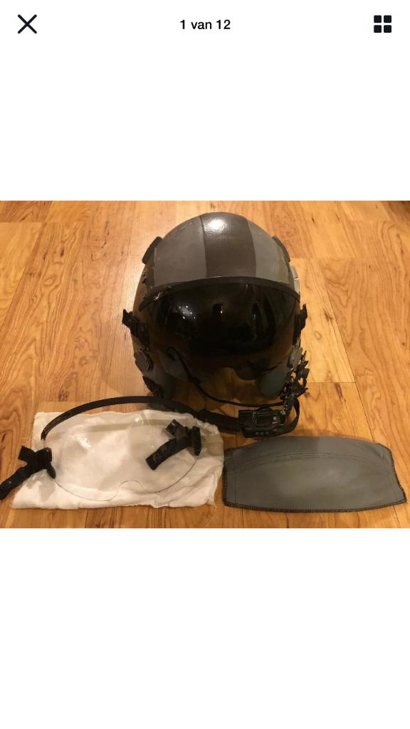 Casque de pilote Gentex HGU-55, grand, Collections, Enlèvement ou Envoi, Utilisé, Autres types