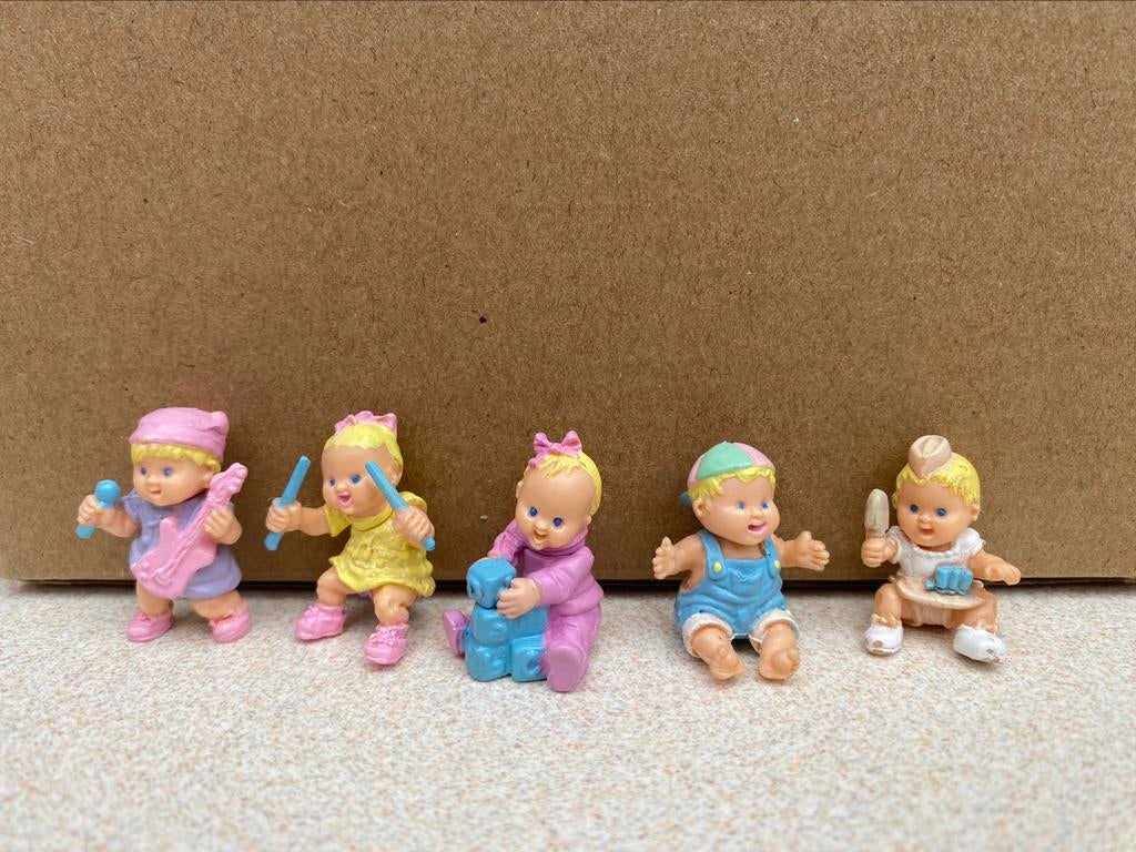 5 poppetjes mimi and the gogo’s, Collections, Jouets miniatures, Enlèvement ou Envoi, Comme neuf