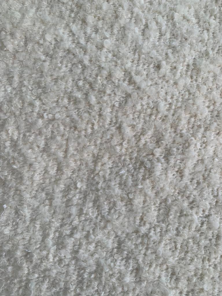 meubelstof bouclé ecru cremekleur (1.45 m X 6 m), Hobby en Vrije tijd, Stoffen en Lappen, Ophalen, Nieuw, 200 cm of meer, 120 cm of meer
