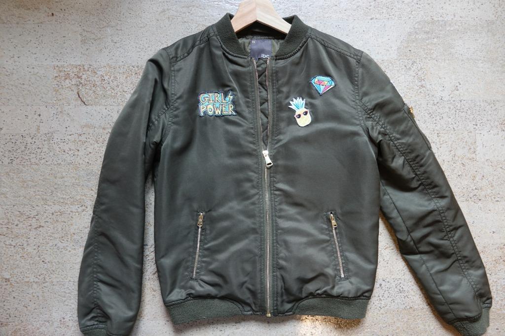 Kaki bomber jacket vest jas van JBC maat 164, Gebruikt, Meisje, JBC, Ophalen of Verzenden