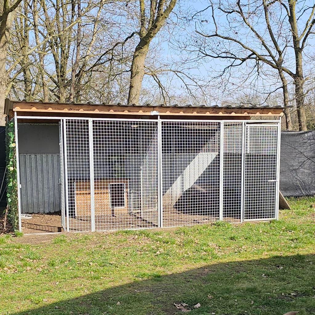 Dubbele hondenren hondenkennel 3mx5m, Ophalen, Overige typen
