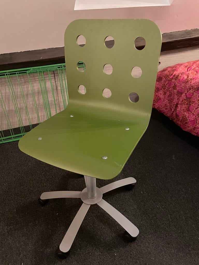 Chaise bureau verte adulte Ikea, Utilisé, Chaise de bureau, Ergonomique, Vert