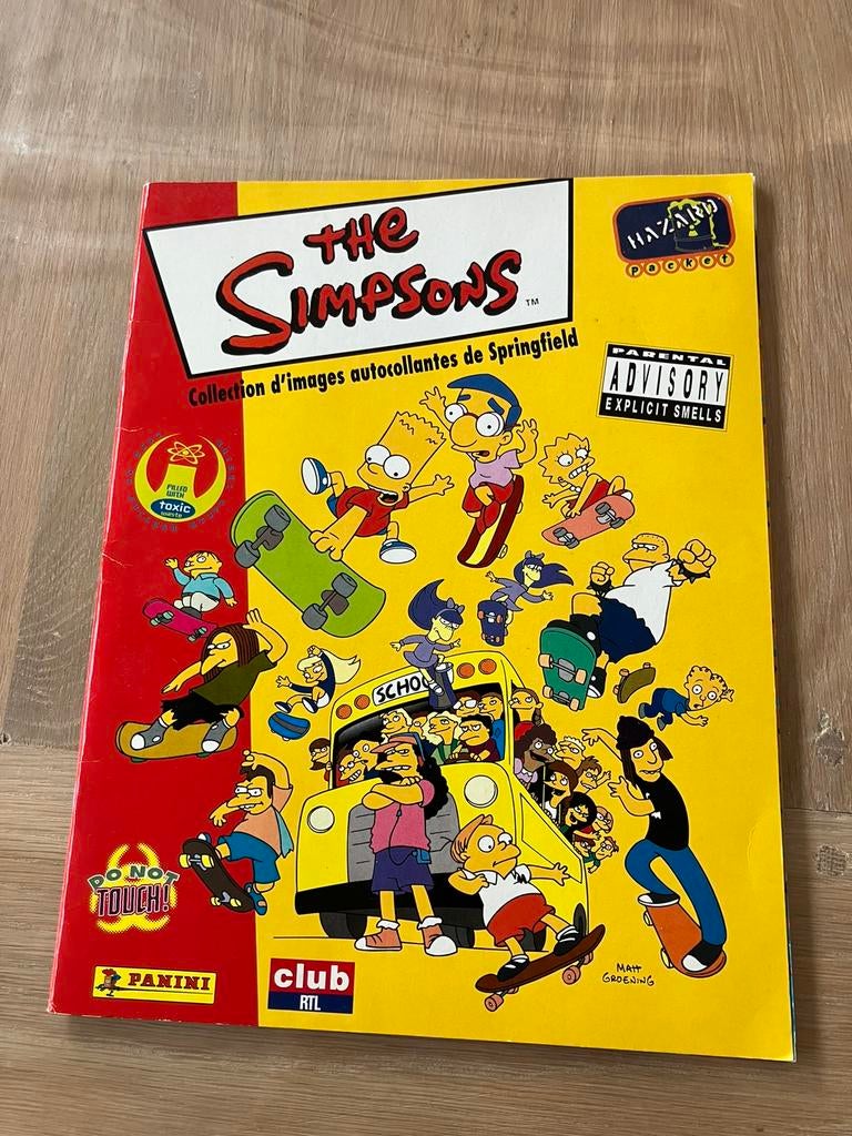 Album Panini The Simpsons  -édition 1999, Enlèvement ou Envoi, Comme neuf
