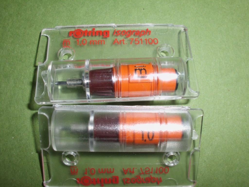 Rotring pen Isograph Art.751100-1,0mm- 2st, Ophalen, Nieuw