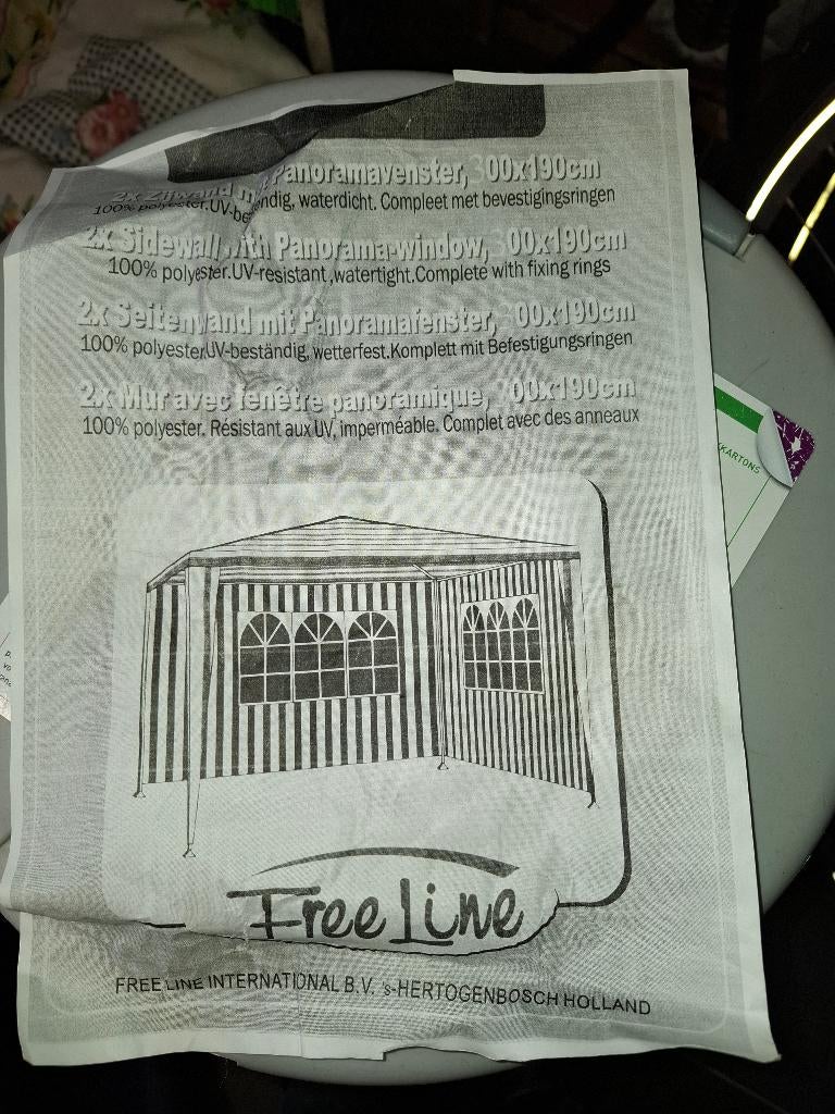 Tentes en tissu pour tentes de fête, Jardin & Terrasse, Tente de réception, Enlèvement ou Envoi, Pliable, Moins de 4 mètres