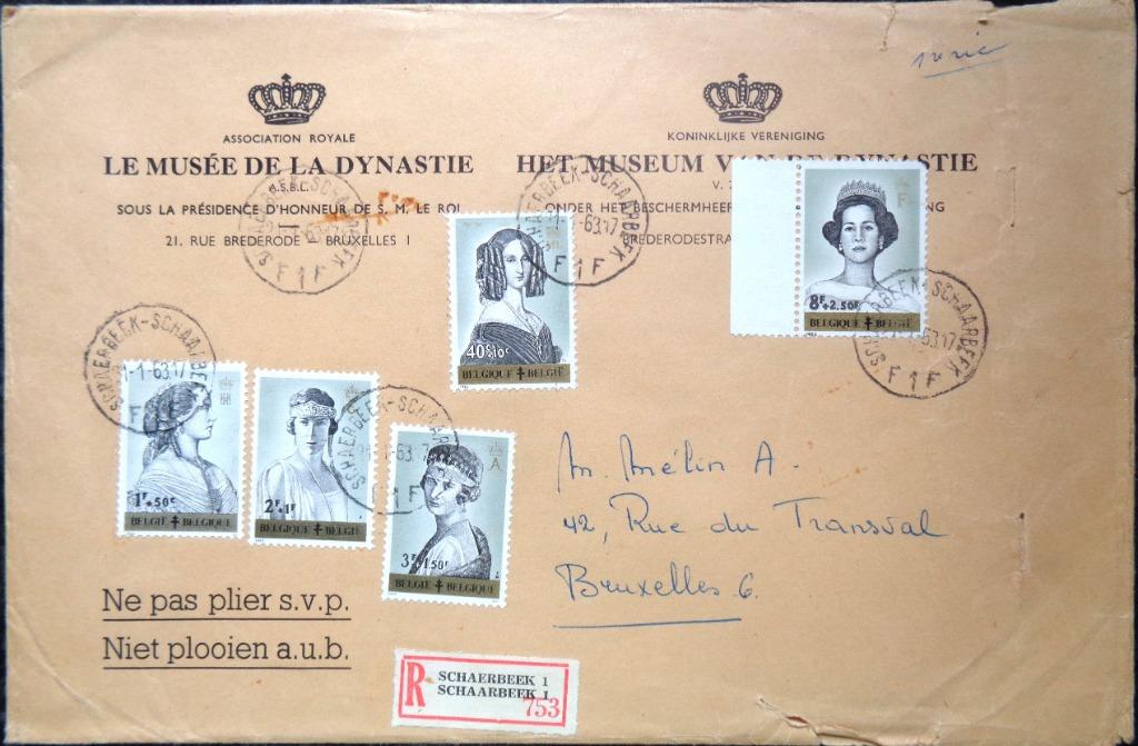 Postzegels Envelop met Koninginnen ven België, Ophalen of Verzenden, Envelop