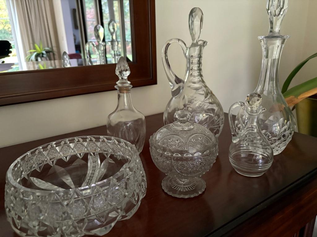 Karaffen en fruitschaal, Antiek en Kunst, Ophalen