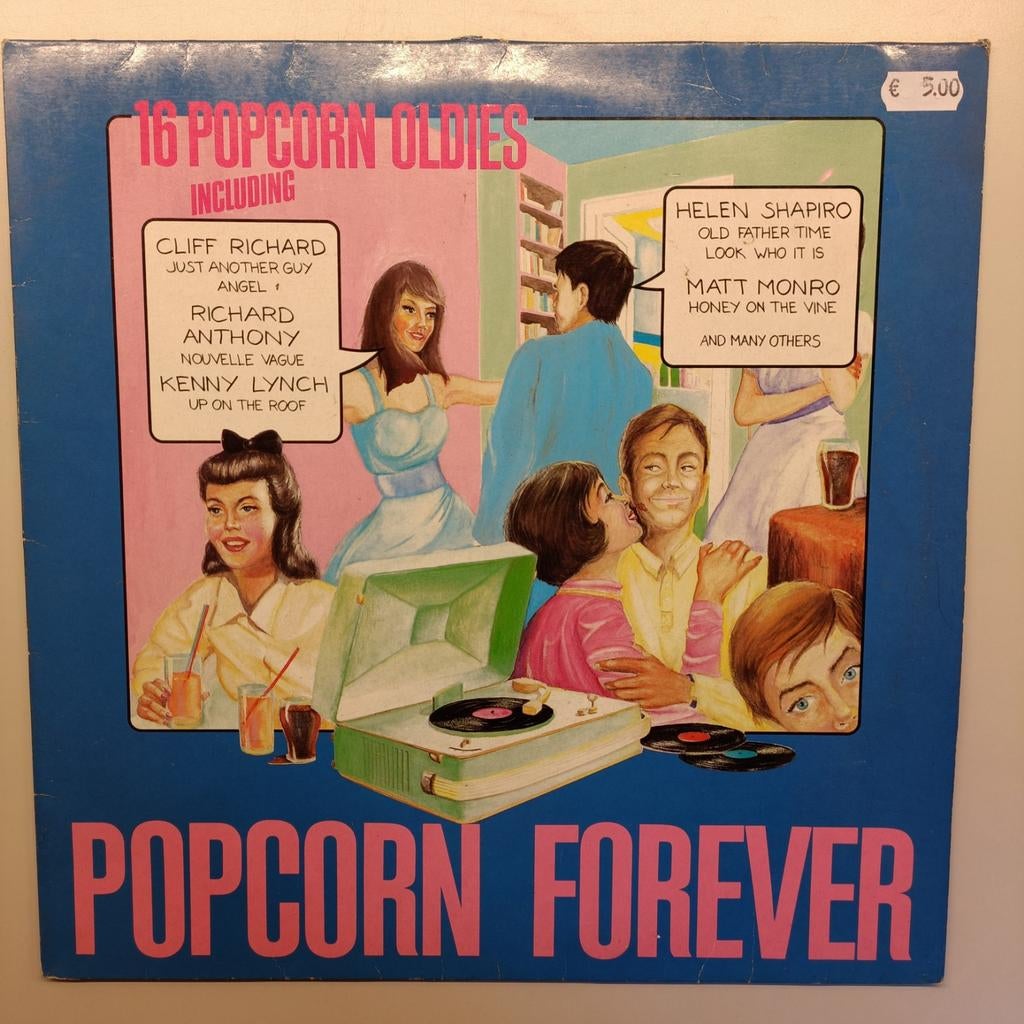 Lp Popcorn Forever - 16 oldies, Cd's en Dvd's, Vinyl | Pop, Ophalen