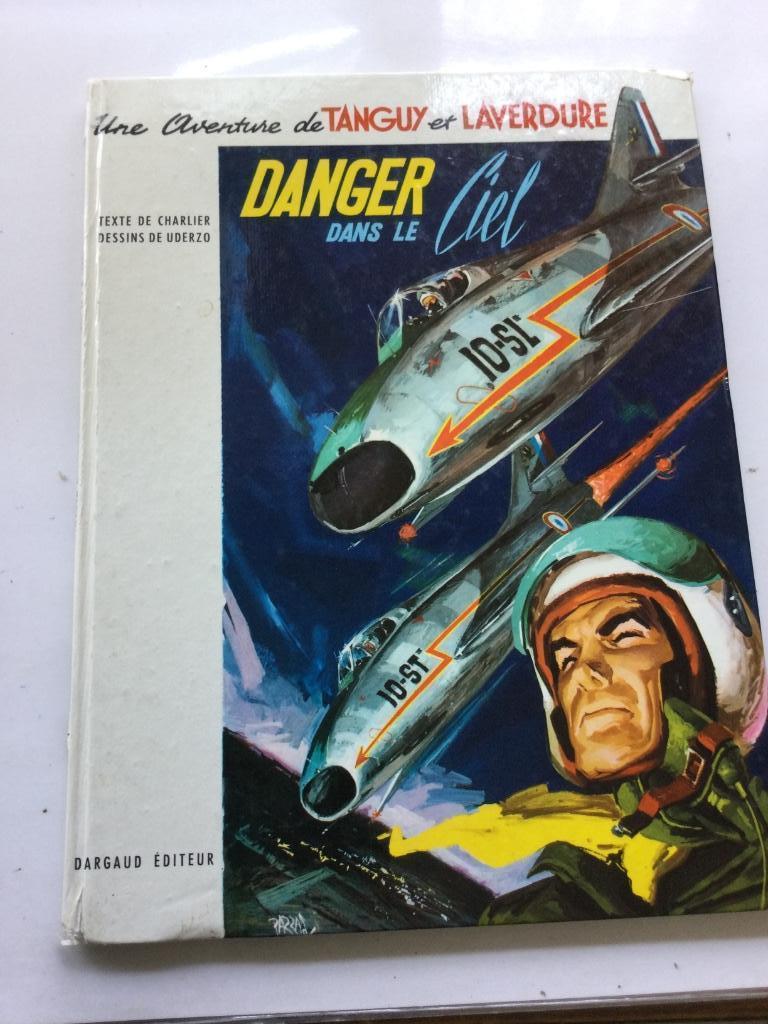 BD « DANGER DANSLE CIEL » TANGUY er LAVERDURE, Eén stripboek, Ophalen of Verzenden, Gelezen