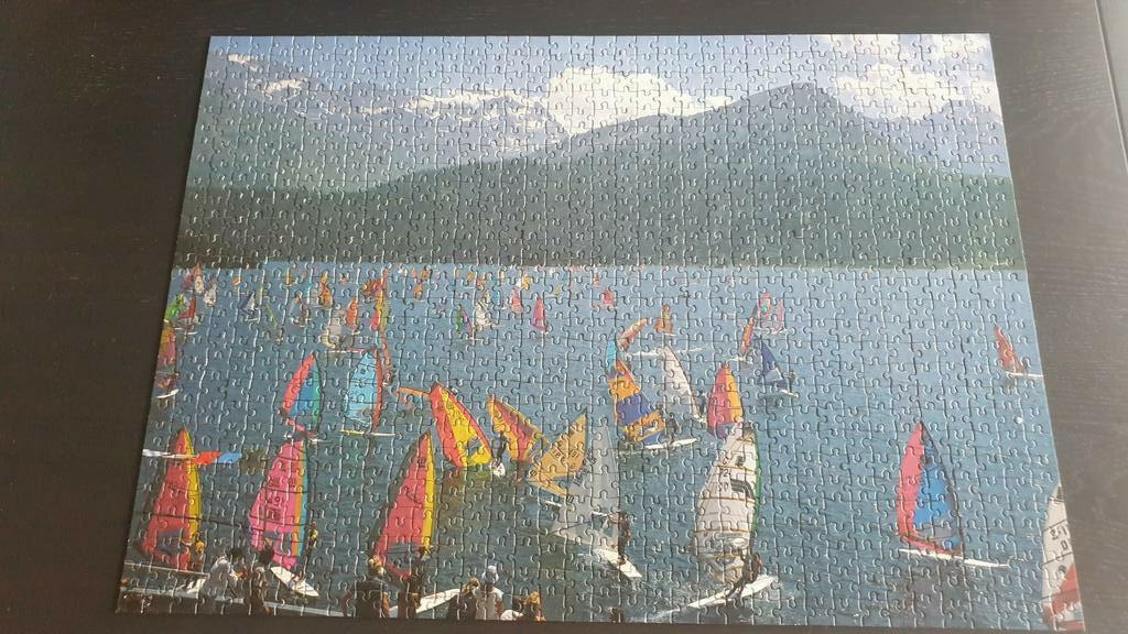 Puzzel 1000 stukjes Ravensburger, 100% compleet., Hobby en Vrije tijd, Ophalen of Verzenden, Zo goed als nieuw