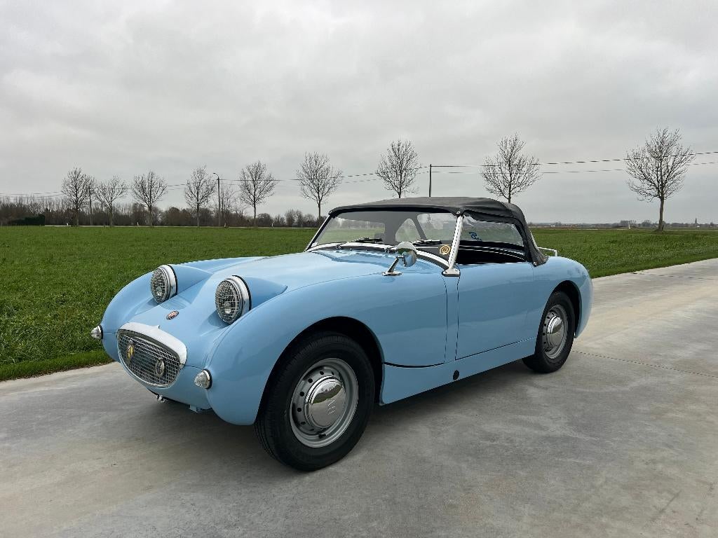 Austin Healey Frogeye 1960, Auto's, Austin, Cabriolet, Blauw, Bedrijf