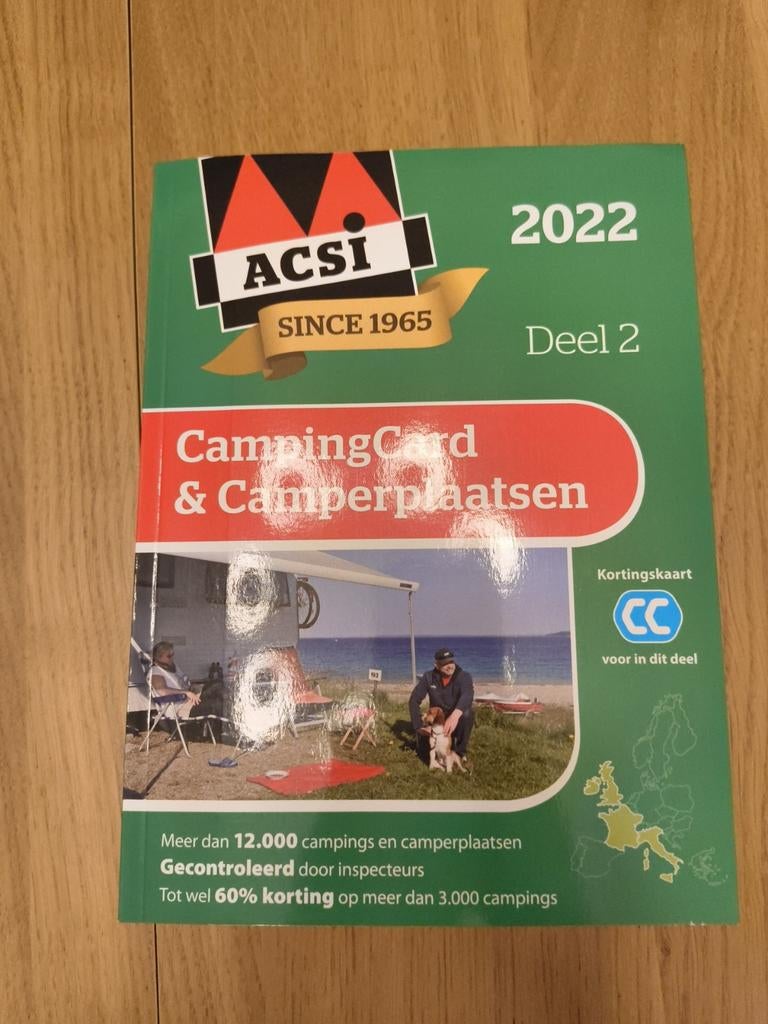 ACSI - CampingCard & Camperplaatsen 2022 deel 2, ACSI, Europa, Ophalen of Verzenden, Zo goed als nieuw