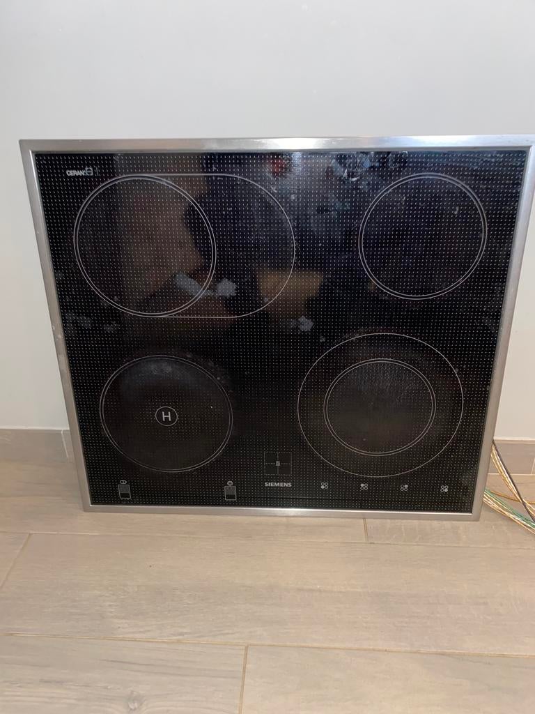 SIEMENS EKT746SE vitrokeramische kookplaat, Elektronische apparatuur, Kookplaten, Ophalen, Halogeen, Gebruikt, Inbouw