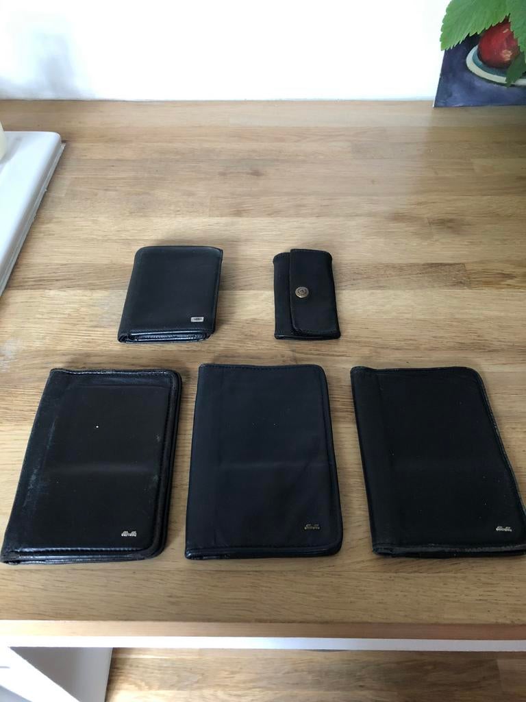 PORTEMONNEE PORTEFEUILLE SLEUTELETUI LEER BERBA MARLBORO, Bijoux, Sacs & Beauté, Porte-monnaie & Portefeuilles, Utilisé, Esprit