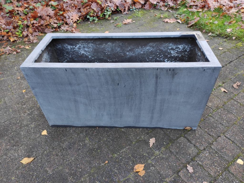 Grote polyester plantenbak, Ophalen, Kunststof, 100 cm of meer, Zo goed als nieuw