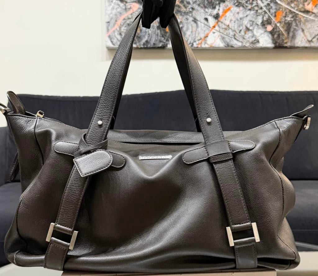 Delvaux Black Destrier Covent Garden Handbag, Ophalen, Zo goed als nieuw, Zwart
