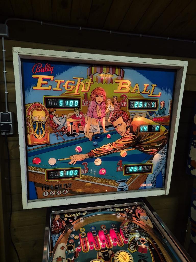 Flipper à huit boules, Collections, Bally, Flipper (jeu), Enlèvement, Utilisé